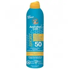 Australian Gold Sport Continuous Spray Sunscreen 6oz SPF 50